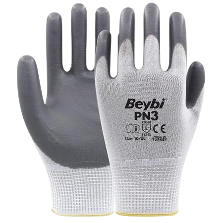 Polyester Astarlı Nitril Kaplı Eldivenler